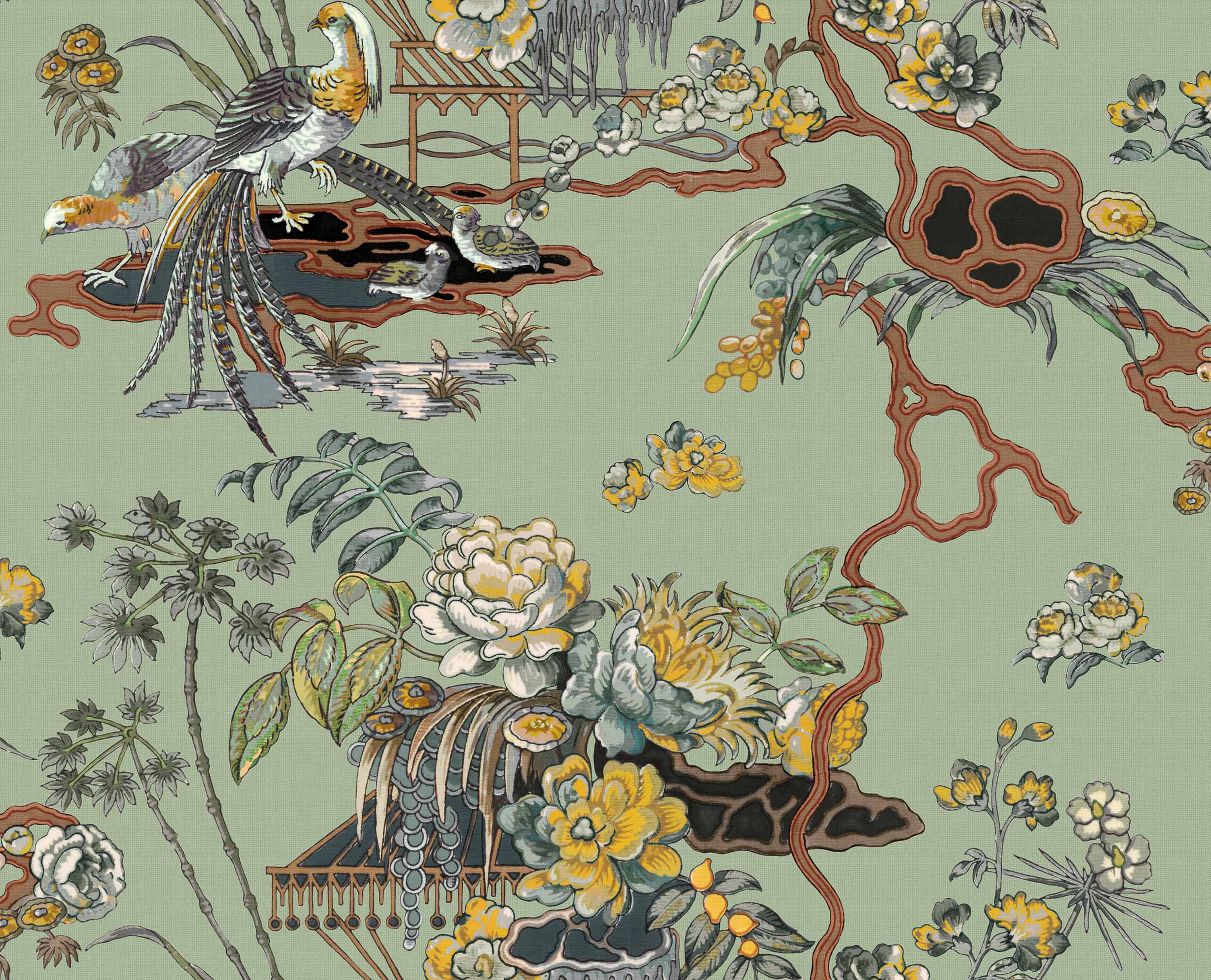 Sacred Pheasants, Jade, Coordonne 5mp / rola